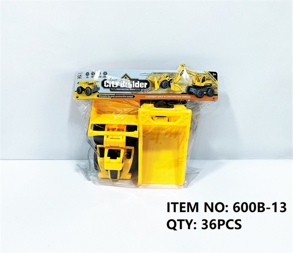 600B-13 TÚI XE CÔNG TRÌNH KHÔNG TRỚN 2C ĐỦ MẪU (BEN, XÚC) (PVC) City Builder