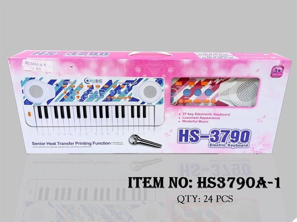 HS3790A-1 HỘP ĐÀN ORGAN PIN 37 PHÍM + MICRO