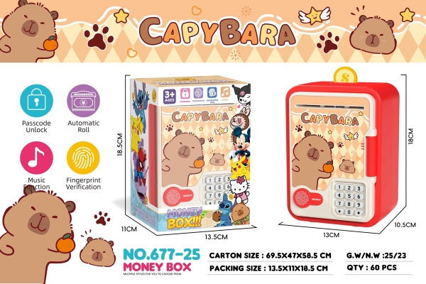 677-25  HỘP MÁY RÚT TIỀN ATM PIN CHUỘT LANG NƯỚC