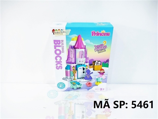 5461 HỘP LOGO RÁP LÂU ĐÀI 46 MIẾNG Building Blocks