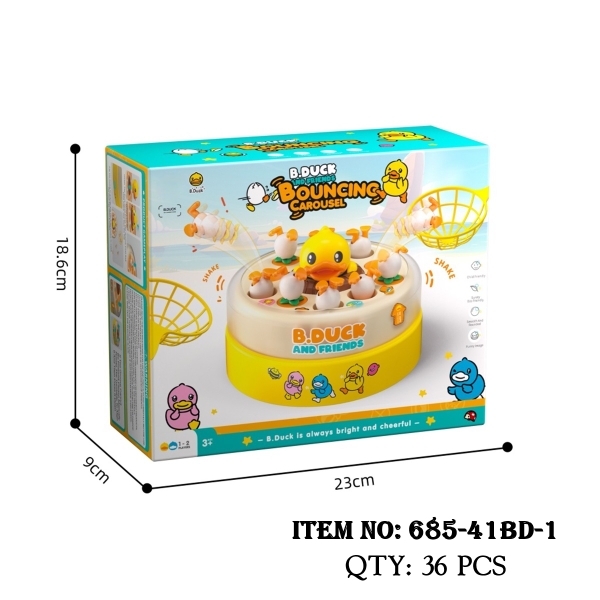 685-41BD-1  HỘP TRÒ CHƠI TUNG HỨNG VỊT PIN