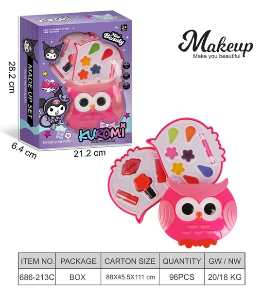 686-213C  HỘP PHẤN TRANG ĐIỂM 2 TẦNG CÚ MÈO