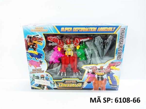 6108-66 HỘP RÁP ROBO GAO KHỦNG LONG