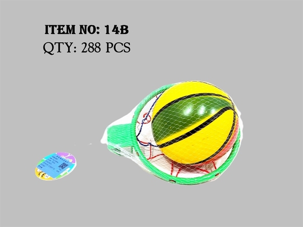 14B LƯỚI BÓNG RỔ (KHUNG, 1T BANH)