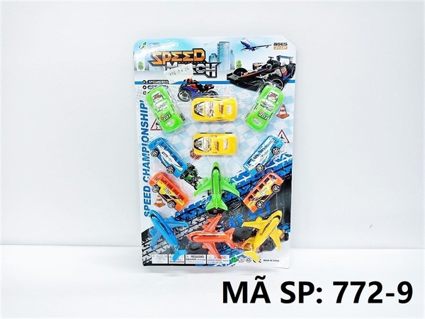 772-9 VỈ XE HƠI, BUS, MÁY BAY TRỚN 12C