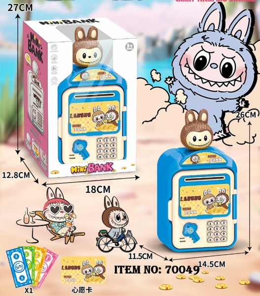 70049  HỘP MÁY RÚT TIỀN ATM LABUBU PIN