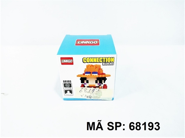 68193 HỘP LOGO RÁP 3D ONE PIECE 257 MIẾNG MINI