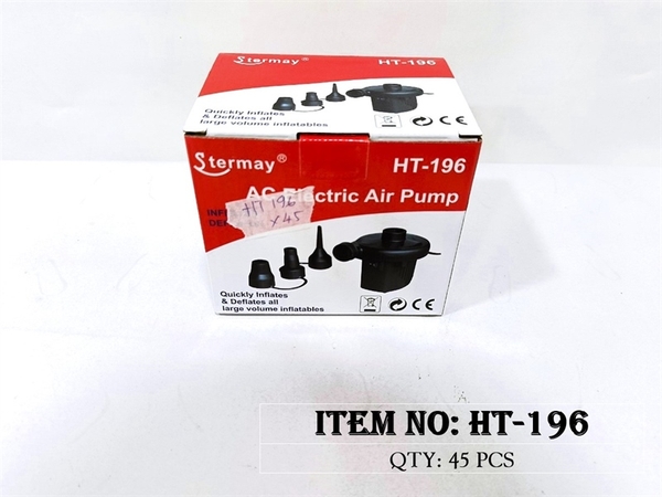 HT-196 HỘP MÁY BƠM HƠI BONG BÓNG CẮM ĐIỆN