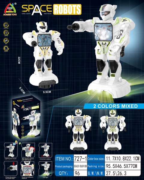 727-1  HỘP ROBO PIN