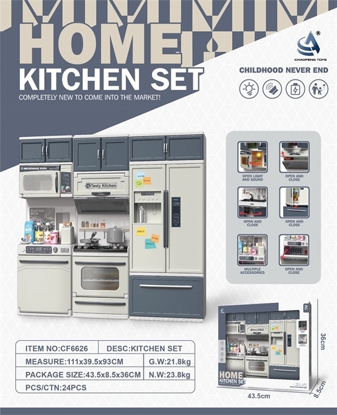 CF6626 HỘP NHÀ BẾP PIN TỦ LẠNH, LÒ NƯỚNG, TỦ BẾP 3 NGĂN