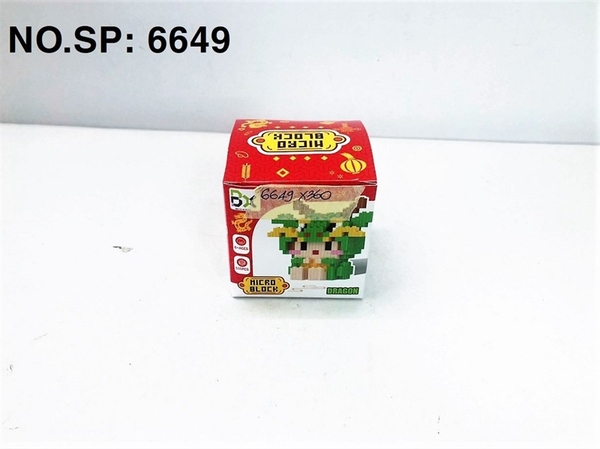 6649 HỘP LOGO RÁP 3D 12 CON GIÁP THÌN
