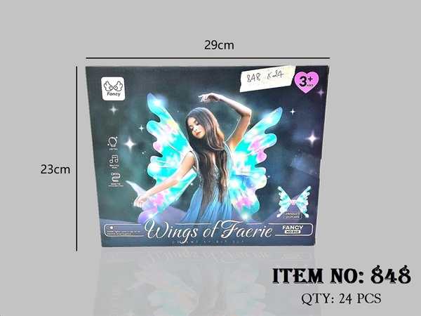 848 HỘP CÁNH BƯỚM THIÊN THẦN PIN NHẠC ĐÈN