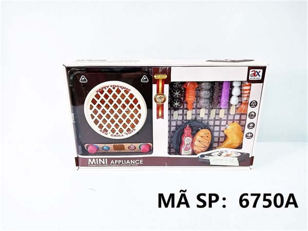 6750A HỘP BẾP LÒ NƯỚNG BBQ, XIÊN QUE PIN KHÓI Mini Appliance