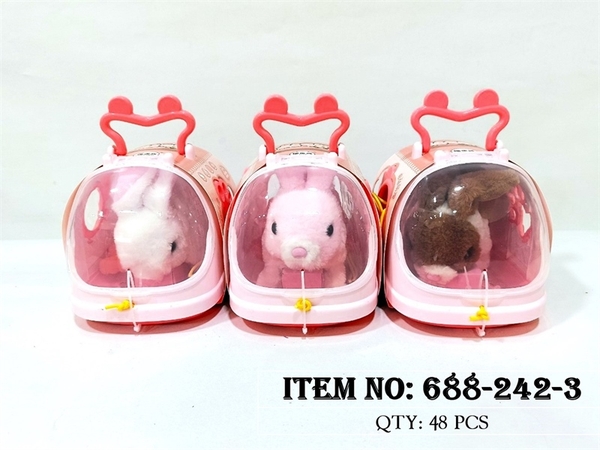 688-242-3 HỘP LỒNG THÚ THỎ PIN