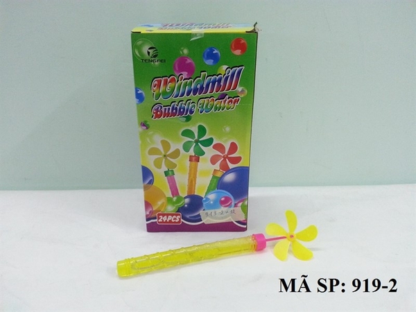 919-2 HỘP CÂY THỔI XÀ BÔNG ĐẦU CHONG CHÓNG 24C