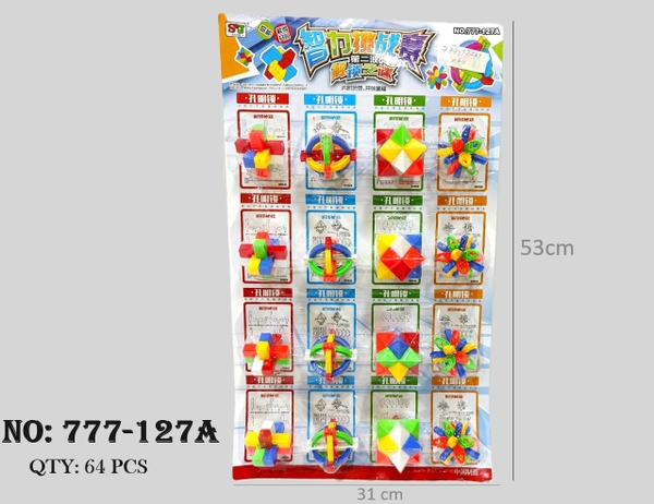 777-127A  VỈ 16C RUBIC ĐỦ MẪU