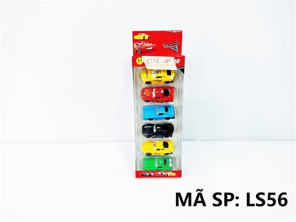 LS56 HỘP XE HƠI CAR SẮT TRỚN 6C (Metal car)