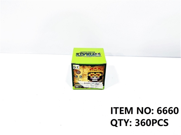 6660 HỘP LOGO RÁP 3D HẢI TẶC BURUKKU 612 MIIẾNG Pirate