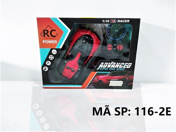 116-2E HỘP XE HƠI BUGATI ĐIỀU KHIỂN 7 ĐỘNG TÁC, KHÔNG SẠC, TL 1:16 116-
