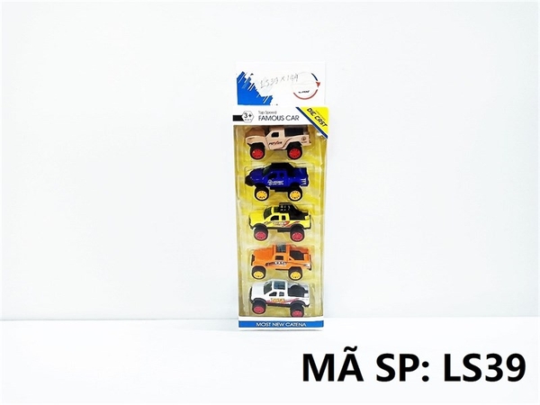 LS39 HỘP XE HƠI BÁN TẢI SẮT TRỚN 5C ĐỦ MẪU Famuos Car
