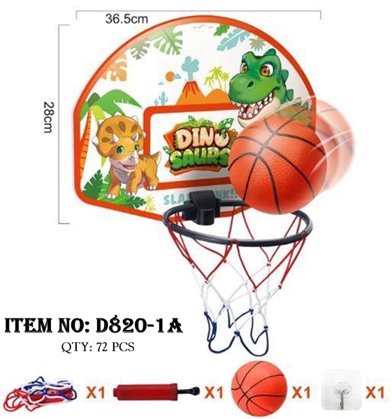 D820-1A TÚI BÓNG RỔ (KHUNG, 1T BANH, 1C ỐNG BƠM)