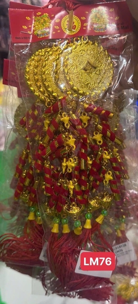 LM76 ĐỒNG TIỀN PHÁO VÀNG (TÚI 5 DÂY)