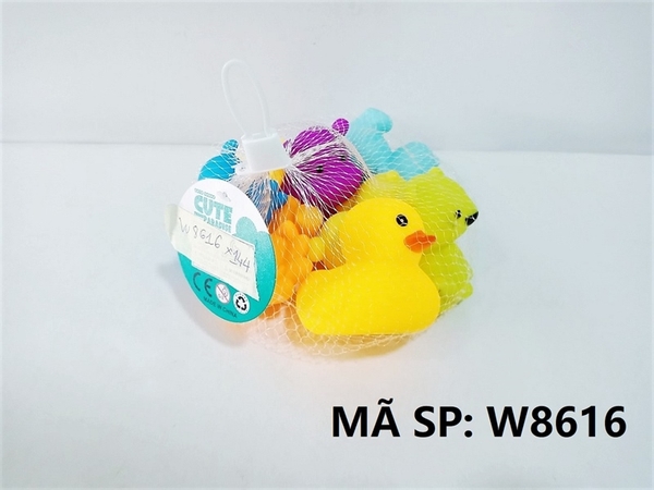 W8616 LƯỚI CHÍT 8C ĐỦ MẪU (VỊT, GẤU, SƯ TỬ, HÀ MÃ, TÊ GIÁC, NGỰA) Cute Paradise