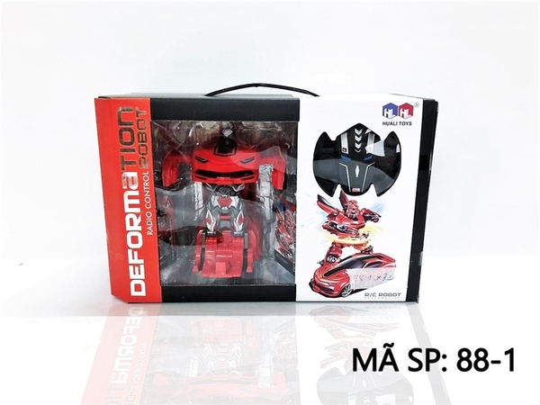 88-1 HỘP XE HƠI TRANSFOMER ĐIỀU KHIỂN 3 ĐỘNG TÁC, KHÔNG SẠC, BIẾN HÌNH ROBO