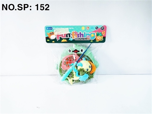 152 TÚI RỔ CÂU CÁ 1 CẦN + CÁ, TÔM, CUA, SAO BIỂN (PVC)