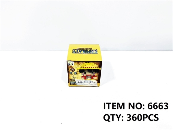 6663 HỘP LOGO RÁP 3D HẢI TẶC MONKEY D.LUFFY 656 MIIẾNG Pirate