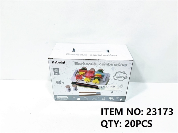 23173 HỘP BẾP NƯỚNG XIÊN QUE GỖ