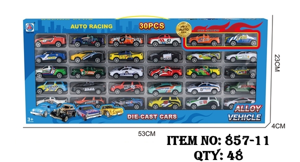 857-11  HỘP XE HƠI TRỚN 30C ĐỦ MẪU