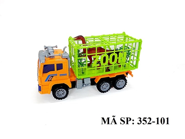 352-101 TÚI XE TRỚN 1 TẦNG CHỞ 2C KHỦNG LONG (XE THÚ)