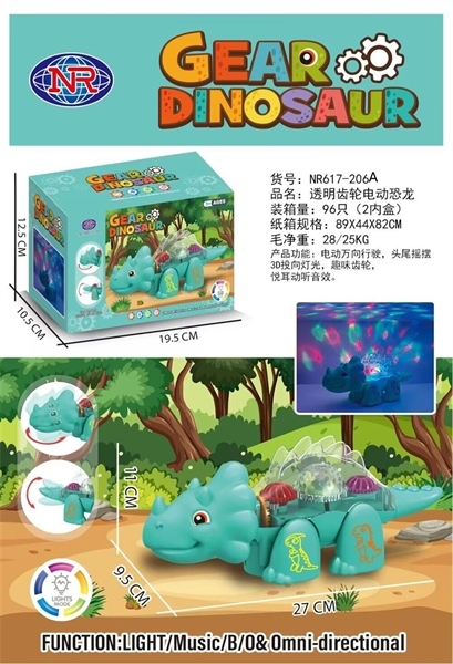 NR617-206A TÚI KHỦNG LONG BÁNH RĂNG (LỒNG ĐÈN)