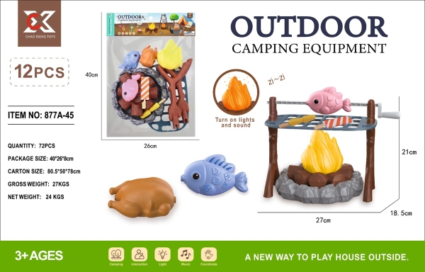 877A-45  TÚI BẾP PIN NƯỚNG, CÀ, GÀ, BẮP