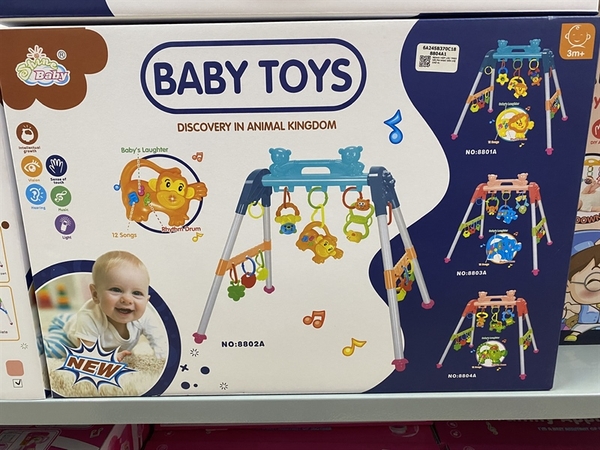 8804A1 HỘP LẮC TREO NÔI PIN NHẠC ĐÈN (KỆ CHỮ A)