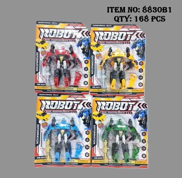 8830B1  VỈ RÁP ROBO BIẾN HÌNH XE HƠI