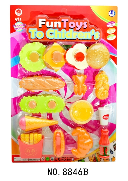 8846B  VỈ BẾP THỨC ĂN NHANH, KHOAI TÂY, BÁNH MÌ, HAMBUGER