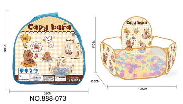 888-073  GIỎ XÁCH LỀU NHÀ BANH CAPYBARA