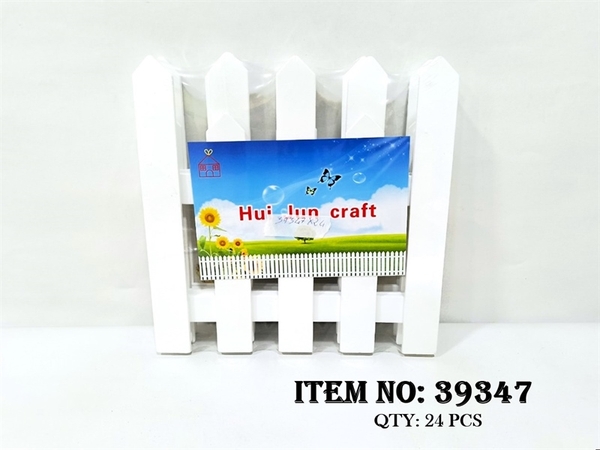 39347 HÀNG RÀO TRANG TRÍ NOEL GỖ TRẮNG