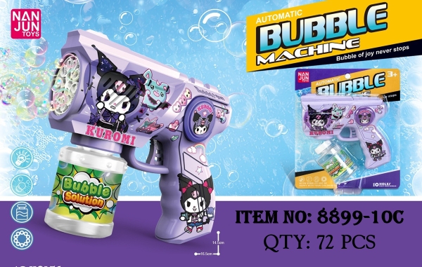 8899-10C  VỈ CÂY PHUN XÀ BÔNG PIN SANRIO 10 TIA