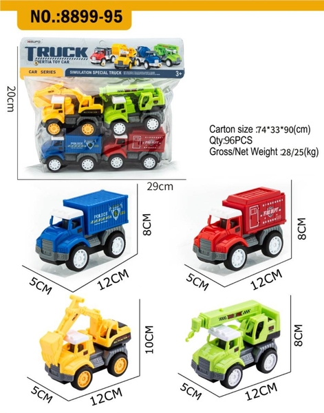 8899-95  TÚI XE CÔNG TRÌNH TRỚN 4C ĐỦ MẪU (CÀO, CẨU, TẢI)