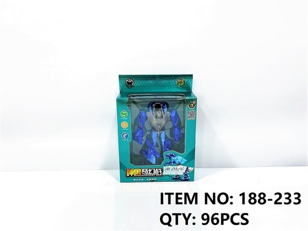 188-233 HỘP RÁP ROBO BIẾN HÌNH KHỦNG LONG Afantasy War