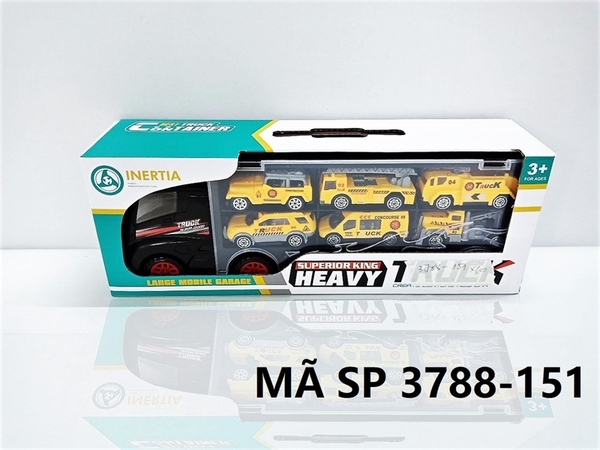 3788-151 HỘP XE CONTAINER TRỚN CHỞ 6C XE CÔNG TRÌNH