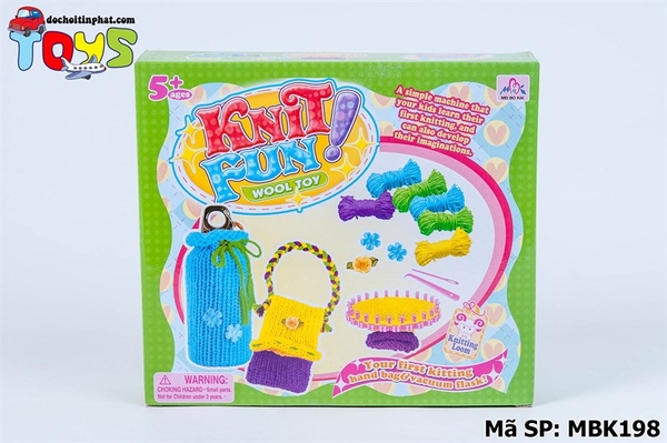 MBK198 HỘP ĐAN MÓC LEN + KHUÔN