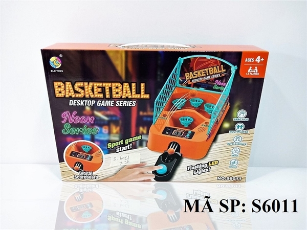 S6011 HỘP TRÒ CHƠI BÓNG RỔ PIN