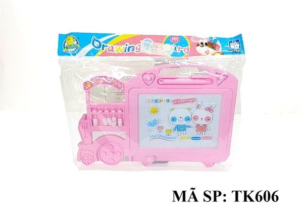 TK606 TÚI BẢNG XÓA XE + VIẾT + BẢNG TÍNH + 2 DẤU