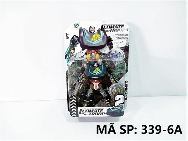339-6A VỈ RÁP ROBO BIẾN HÌNH XE HƠI CAR Cltimate Bot Troops