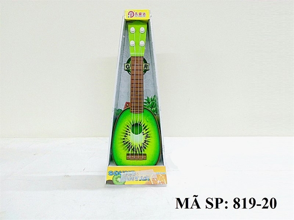 819-20 HỘP ĐÀN GHITA TRÁI CÂY GỖ 4 DÂY (KHÔNG CÓ MẶT KIẾNG)