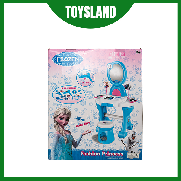 HỘP BÀN TRANG ĐIỂM PIN CÓ GHẾ NGỒI NGƯỜI TUYẾT (FROZEN)